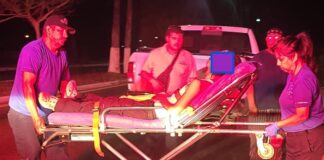 Joven motociclista herido en accidente sobre el ‘Tetakawi’