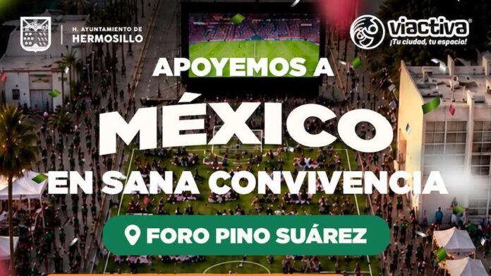 Todo listo en Foro Pino Suárez para el encuentro México-Inglaterra este domingo; durante la transmisión del partido futbolero se contará con seguridad, oferta gastronómica, puntos de hidratación y recreación.