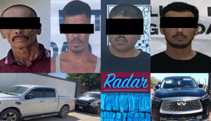 ¡Aseguran más de 500 dosis de droga!; se reporta a la vez la detención de 23 personas, en distintos operativos de seguridad en Sonora.