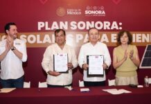 Gobernador Durazo lleva energía solar a hogares para reducir hasta 70% el recibo de luz