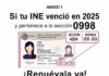 Llaman a renovar la INE a vecinos del seccional 0998