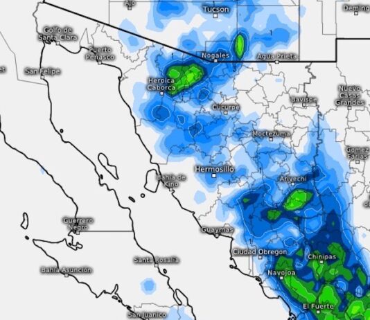 Se pronostican tormentas fuertes para la tarde de hoy