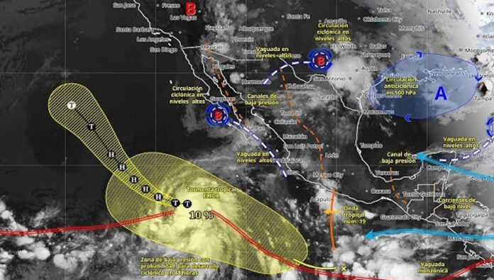 Emiten recomendaciones ante pronóstico de lluvias y vientos fuertes; durante este jueves y el resto de la semana continuarán las condiciones meteorológicas asociadas al monzón mexicano.