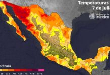 Se mantiene ambiente muy caluroso sobre todo Sonora