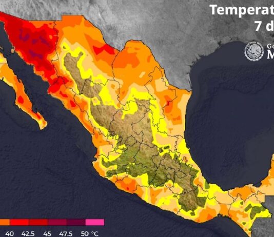 Se mantiene ambiente muy caluroso sobre todo Sonora
