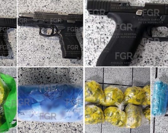 Dictan sentencia a 3 tres personas detenidas con armas de fuego y droga