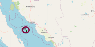 Dos temblores en Guaymas