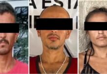 Caen tres personas en posesión de droga