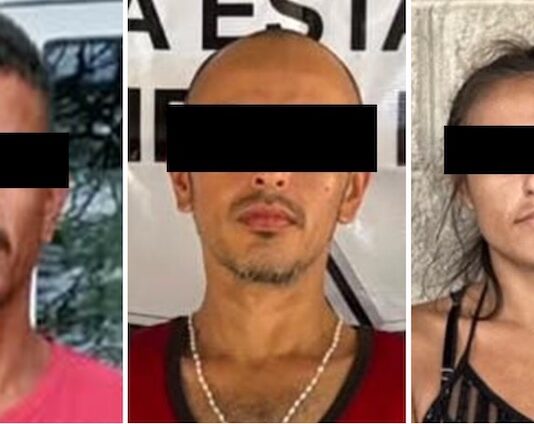 Caen tres personas en posesión de droga