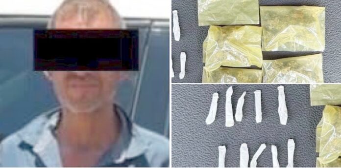 Cae sujeto en posesión de droga; durante un operativo realizado en la colonia Lomas de Madrid.
