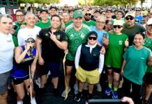 Celebra Toño Astiazarán exitoso Trote Amistoso rumbo al Maratón Internacional Hermosillo 2026