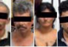 Capturan a siete personas con droga, armas y vehículo robado