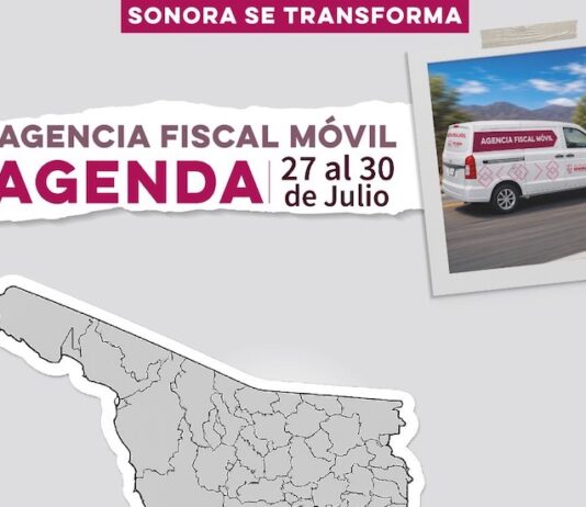 Recorrerá Agencia Fiscal Móvil municipios del sur de Sonora