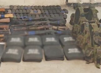 Diez detenidos en posesión de armamento, equipo táctico y artefactos explosivos