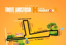 Conoce la ruta del Trote Amistoso rumbo al Gran Maratón Internacional Hermosillo