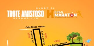 Conoce la ruta del Trote Amistoso rumbo al Gran Maratón Internacional Hermosillo