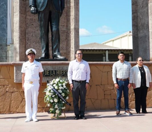 Conmemora Ayuntamiento de Guaymas 71 aniversario luctuoso de Adolfo de la Huerta