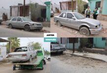 Inician operativo «Hermosillo Libre de Vehículos en Situación de Abandono 2026