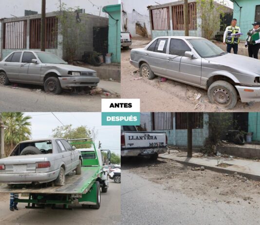 Inician operativo «Hermosillo Libre de Vehículos en Situación de Abandono 2026