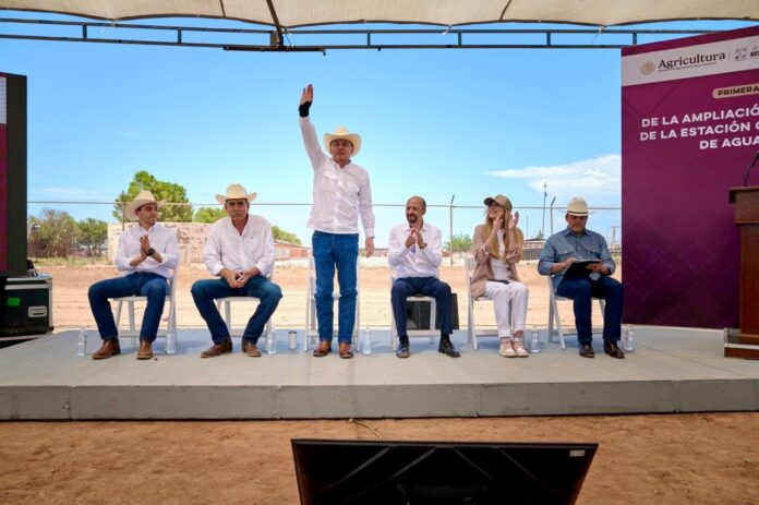Durazo y Sheinbaum duplican la capacidad de cuarentenaria ganadera de Agua Prieta; con una inversión estratégica fortalecen la infraestructura para exportación ganadera y preparar al sector pecuario ante la apertura de nuevos mercados.