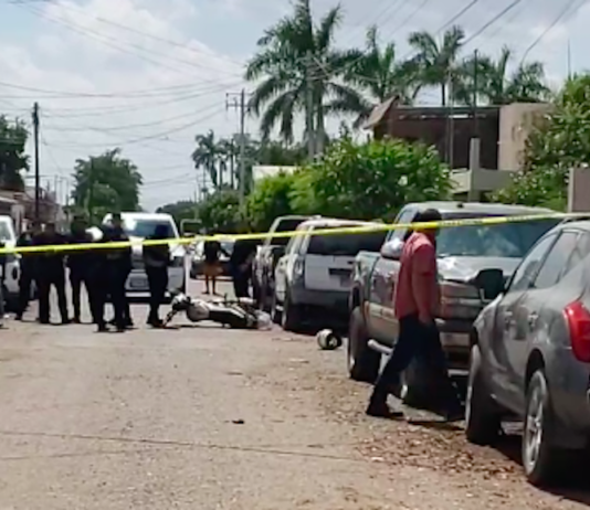 Ejecutan a motociclista