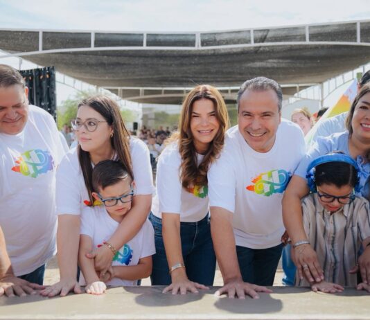 Inician Toño Astiazarán y Patty Ruibal construcción de Parque para Niñas y Niños con Autismo
