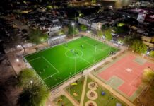 Moderniza Gobierno de Hermosillo alumbrado del Parque Deportivo Los Portales