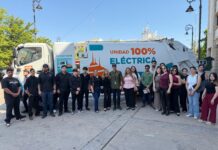Destaca Sergio Pavlovich innovación sustentable con unidades eléctricas de recolección en Hermosillo