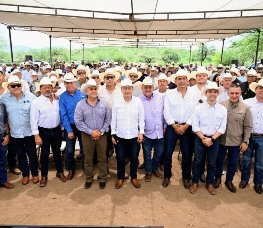 Con apoyo de presidenta Sheinbaum, Gobernador Durazo inicia construcción de subasta ganadera de la sierra en Moctezuma