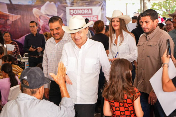 Gobernador Durazo lleva Sonora Atiende a Trincheras con soluciones directas; con más de 185 mil atenciones directas a la ciudadanía