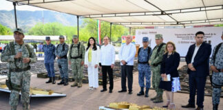 Refuerza Durazo acciones por la seguridad con destrucción de más de 900 armas aseguradas al crimen