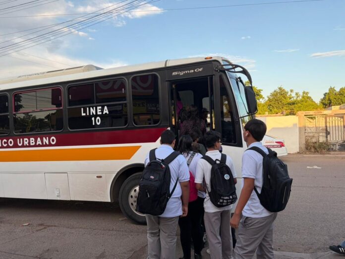 Gobierno de Sonora anuncia regreso a clases ordenado en materia de transporte público; el equipo de Inspección y Vigilancia realiza recorridos y operativos desde tempranas horas.