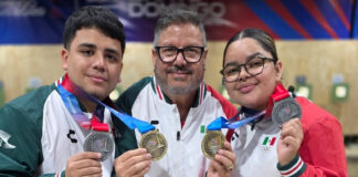 Jóvenes sonorenses conquistan 4 medallas en competencia de tiro