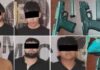 Cinco detenidos por posesión de armas de fuego y droga