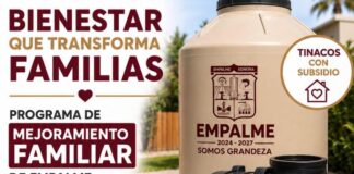 Mantienen abierta ventanilla para adquirir tinacos con subsidio en Empalme
