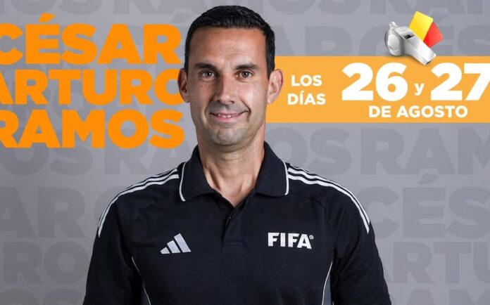 Capacítate con el árbitro mundialista César Arturo Ramos a través del IDH; la capacitación arbitral será gratuita los días 26 y 27 de agosto; las inscripciones están abiertas en las oficinas del Instituto del Deporte de Hermosillo.