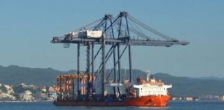 Llegan en septiembre al puerto dos grúas para manejo de contenedores