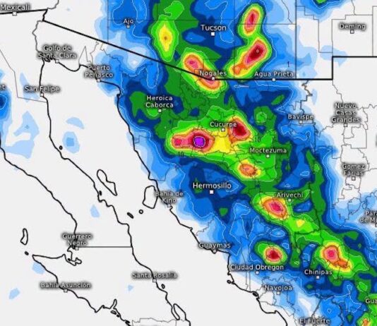 Continuarán las lluvias la tarde de hoy