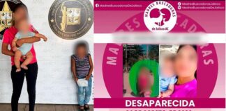 Localizan con vida a una mujer y sus dos hijos