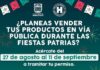 Invitan a comerciantes a tramitar permiso para vender durante las Fiestas Patrias