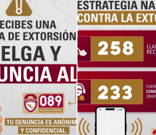 Refuerzan acciones para prevenir la extorsión