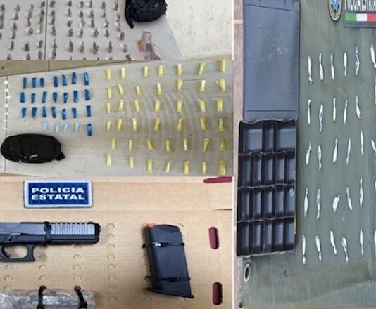 Detenidos, aseguramiento de droga y armas, en distintos municipios
