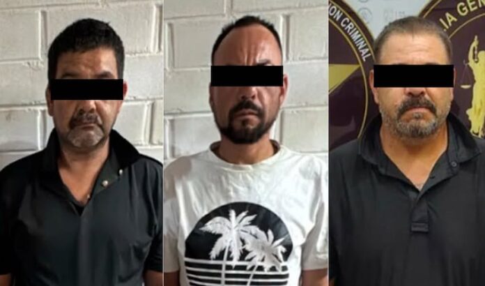 Presos por el robo de 1.5 millones de pesos en un ejido, se trata de ‘El Pollo’, ‘El Perro’ y ‘El Zayaca’ utilizaron armas de fuego para cometer el atraco.