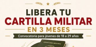 Invitan a jóvenes a liberar la Cartilla de Identidad Militar en tres meses