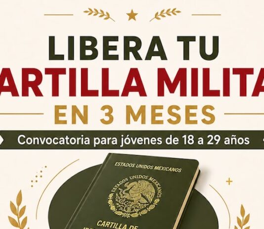 Invitan a jóvenes a liberar la Cartilla de Identidad Militar en tres meses