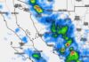 Se prevé el desarrollo de tres principales zonas de tormenta, esta tarde