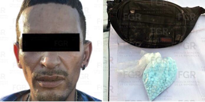 Detenido con mil pastillas de fentanilo; operativo llevado a cabo en la colonia Buenos Aires; recibe prisión preventiva.