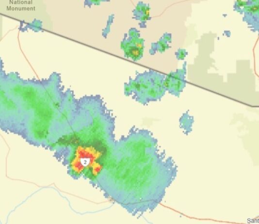 Esperan lluvia intensa en corredor Sonoyta-Caborca