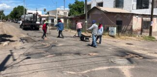 Avanza recarpeteo de tramo de la avenida Héroe de Nacozari