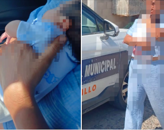 Auxilian a bebé recién nacido con problemas para respirar